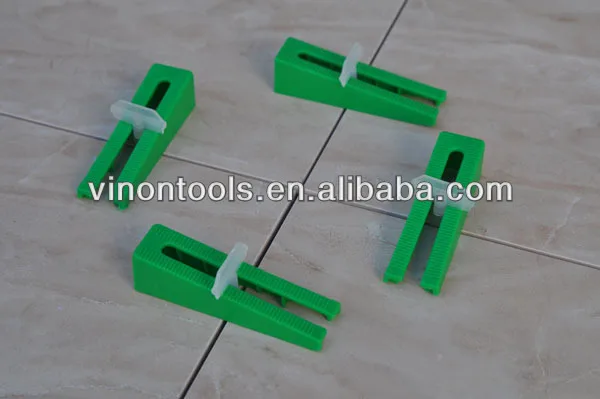 Tile Leveling System, Lippage leveling spacer and wedges Levelling clips