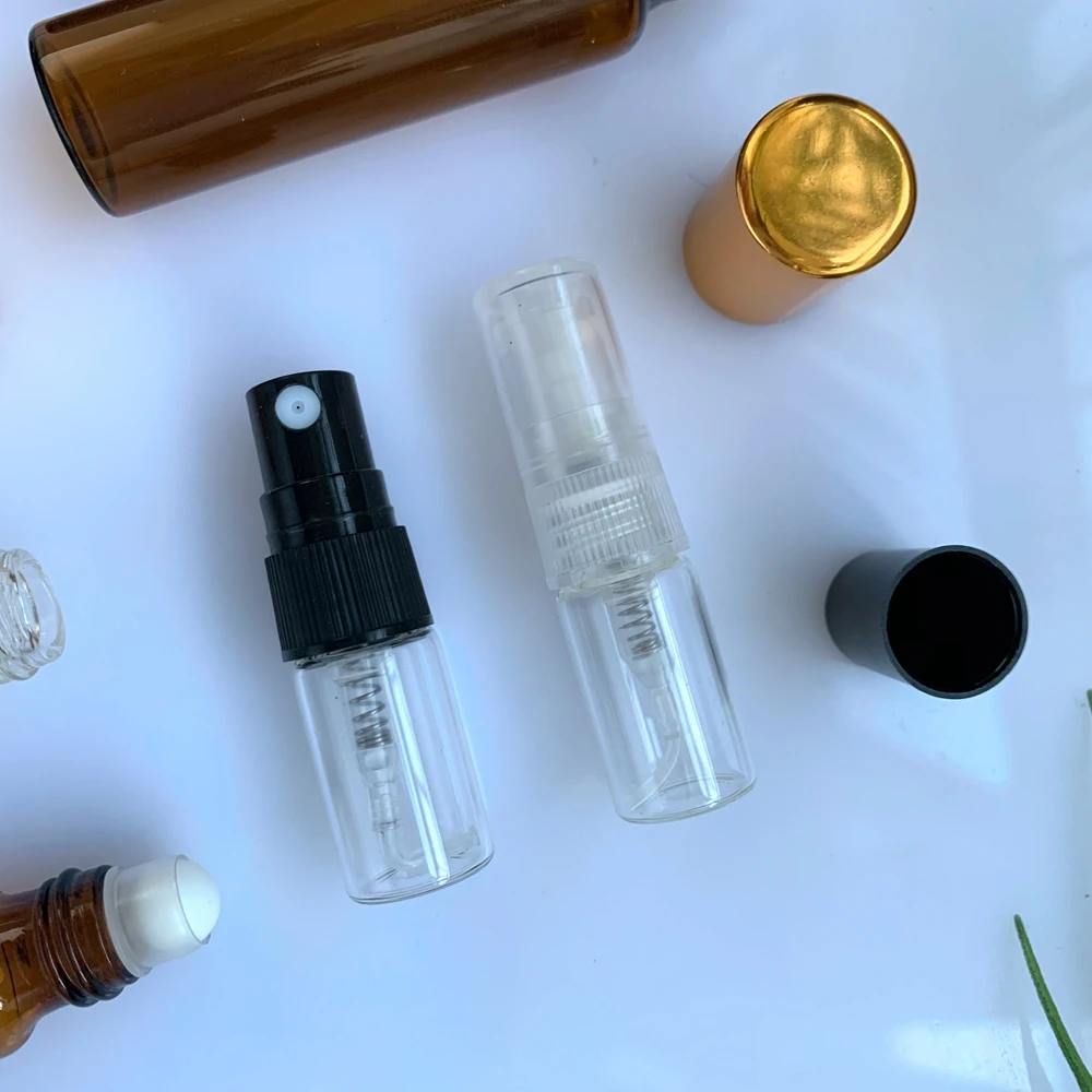 2ml 3ml 5ml 8ml 10ml mini empty clear glass pen type perfume spray bottle manufacturer with tube paper box