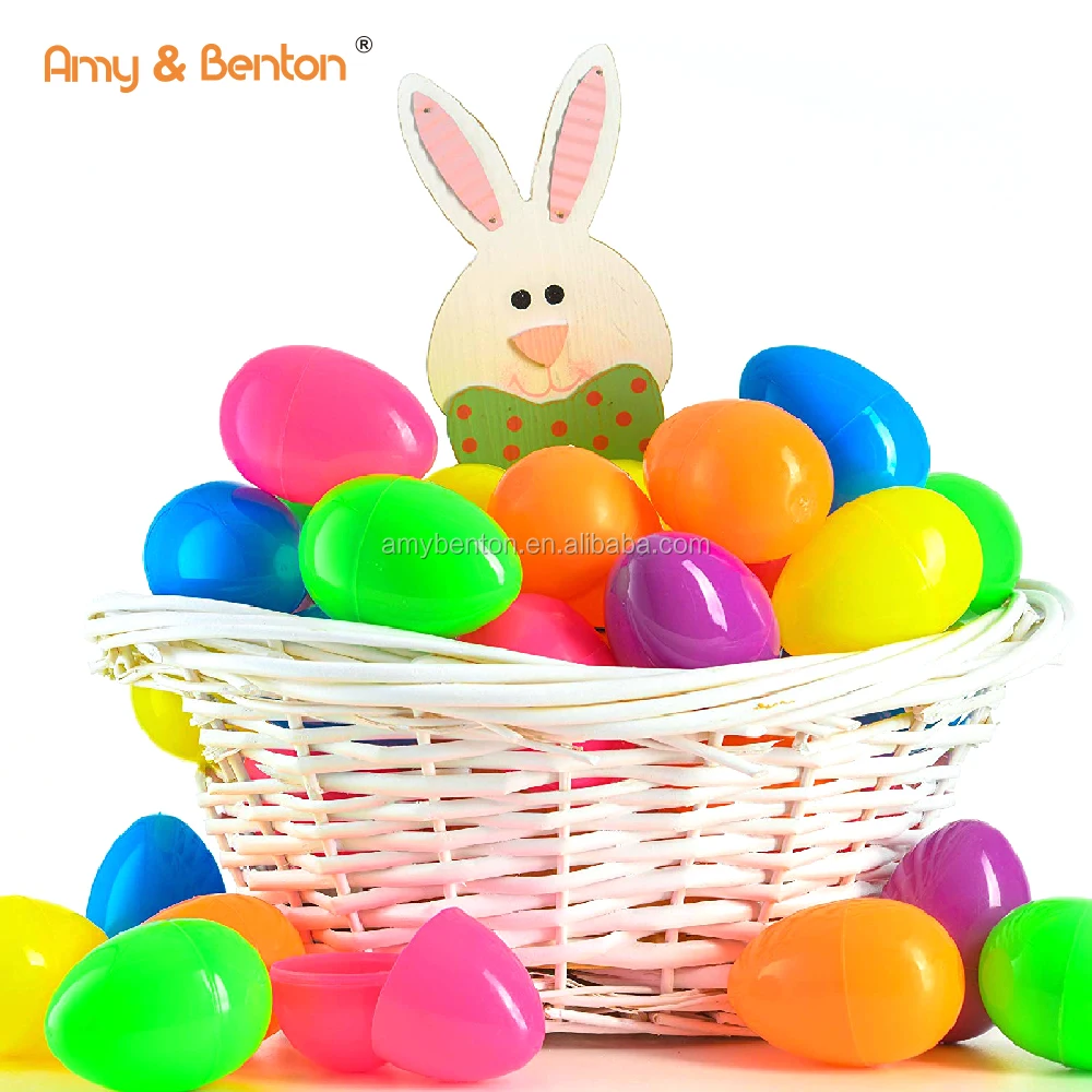 Hot Sale Bright Children Surprise Jumbo Plastic Easter Eggs