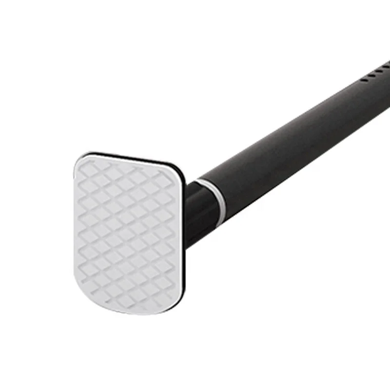 Черно-белый гальванический металлический распылитель краски установка без отверстий телескопическая одежда стержень карниз занавес кольцо