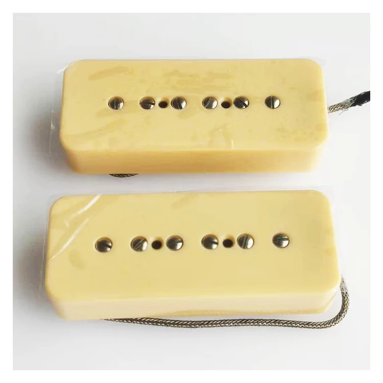 Factory direct price Ivory ceramic magnet traditional single coil P90 soap bar guitar pickup