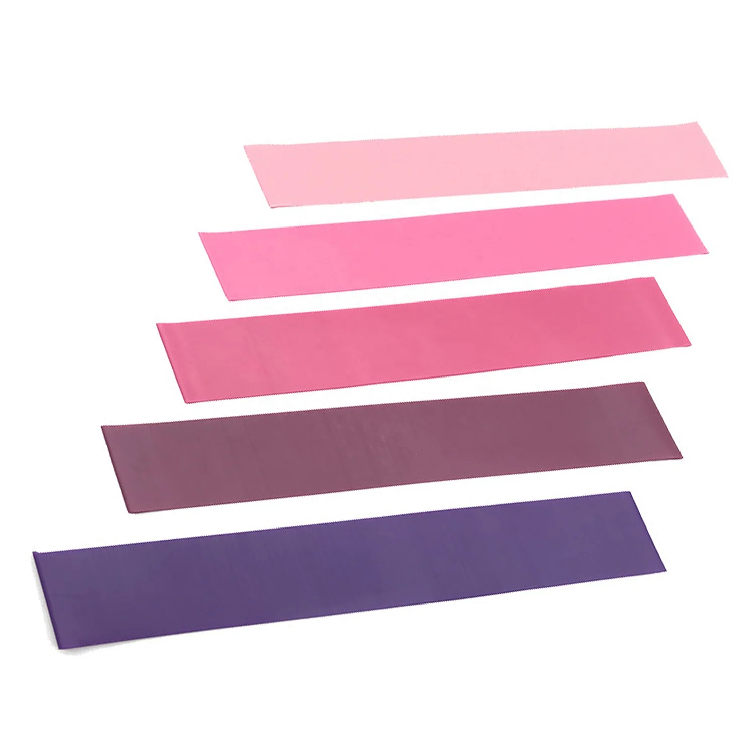 5 Pieces Pack Custom Gym Exercise Fitness Elastic Latex Rubber Stretch Loop Resistance Band Set