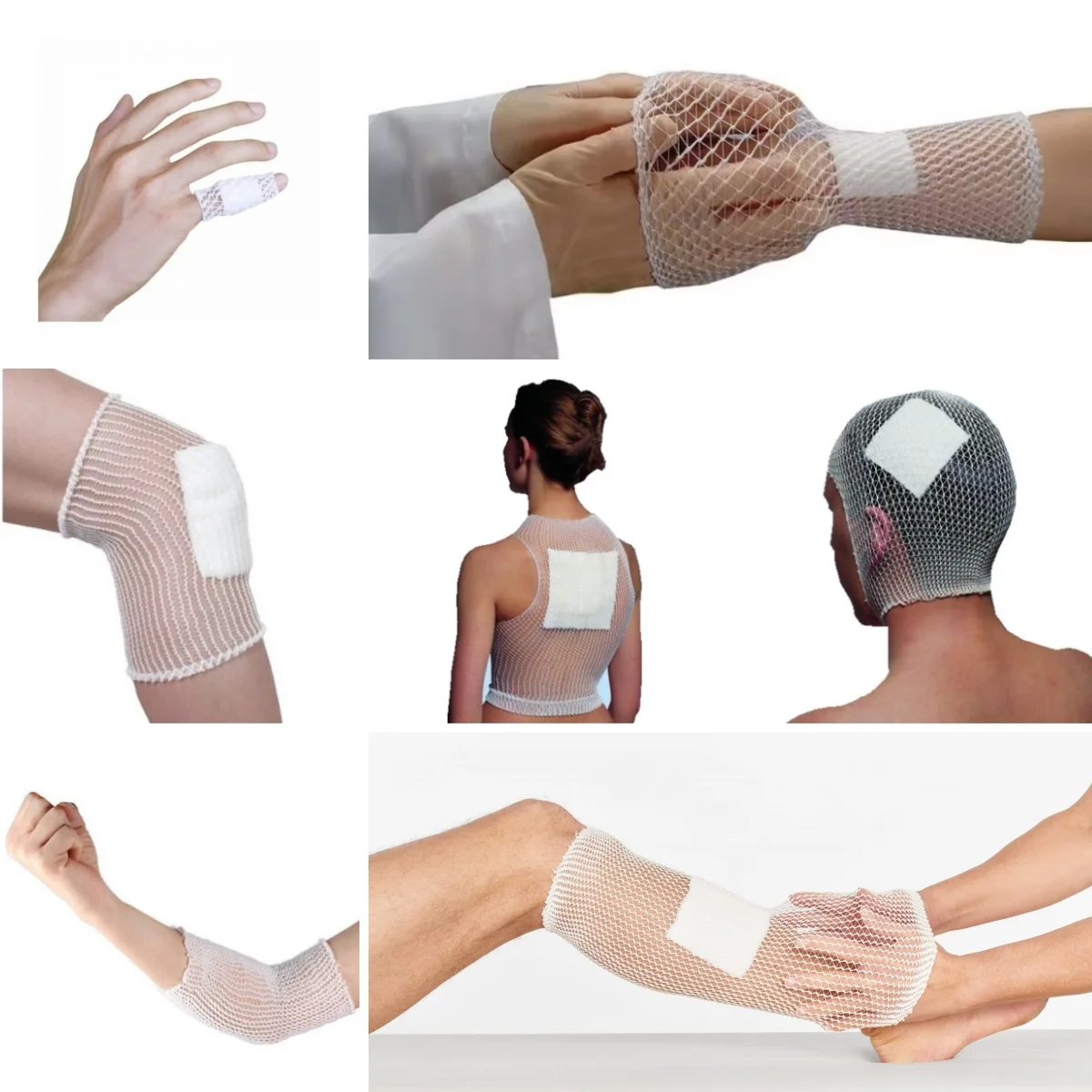 2.1cm*10M Medical Product Stretch Elastic Compression Tubular Net Bandage