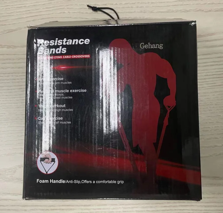 Высококачественные регулируемые эластичные ленты из натурального латекса с логотипом на заказ, 11 шт.