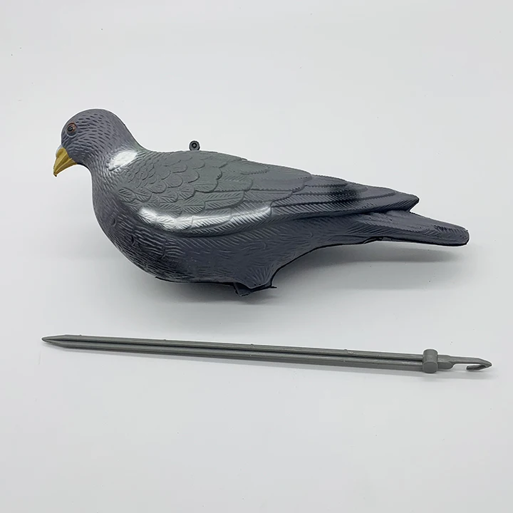 Hard PE Pigeon Decoys Plastic Bird Decoys Pigeon Bait Hunting Decoy For Outdoor