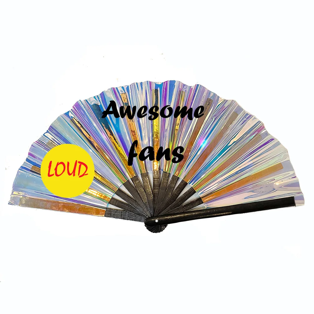 
 Лидер продаж 2021, бамбуковые вентиляторы из ПВХ с индивидуальным принтом, большие ручные вентиляторы, большие ручные вентиляторы для танцевальной вечеринки  