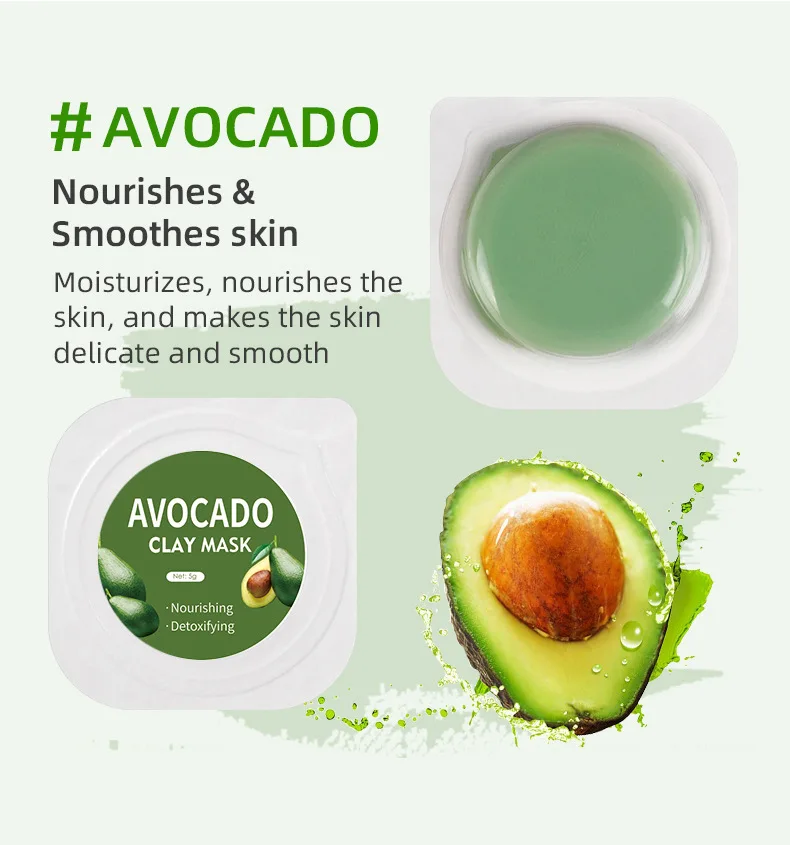 Best Selling Moisturizing Hydrating 10pcs Natural Plant Essential Oil to Remove Wrinkles Fruit Mask Mud
