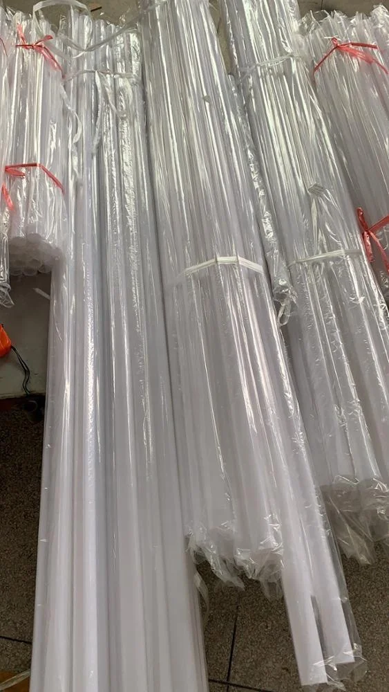 Milky  white acrylic tube  transparent PMMA tube acrylic rod