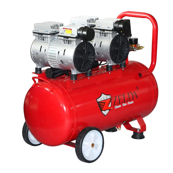 ZELDA Oil Free And Silent Air Compressor 50L silent air compressor can used with cut 40 Together
