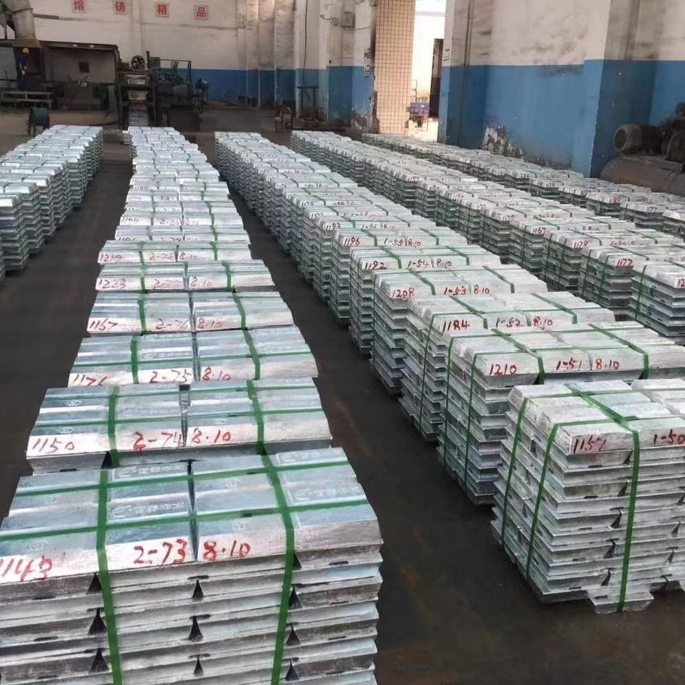 Zinc Ingot 99.995% China Export Low Price 99.99% Zinc Ingot