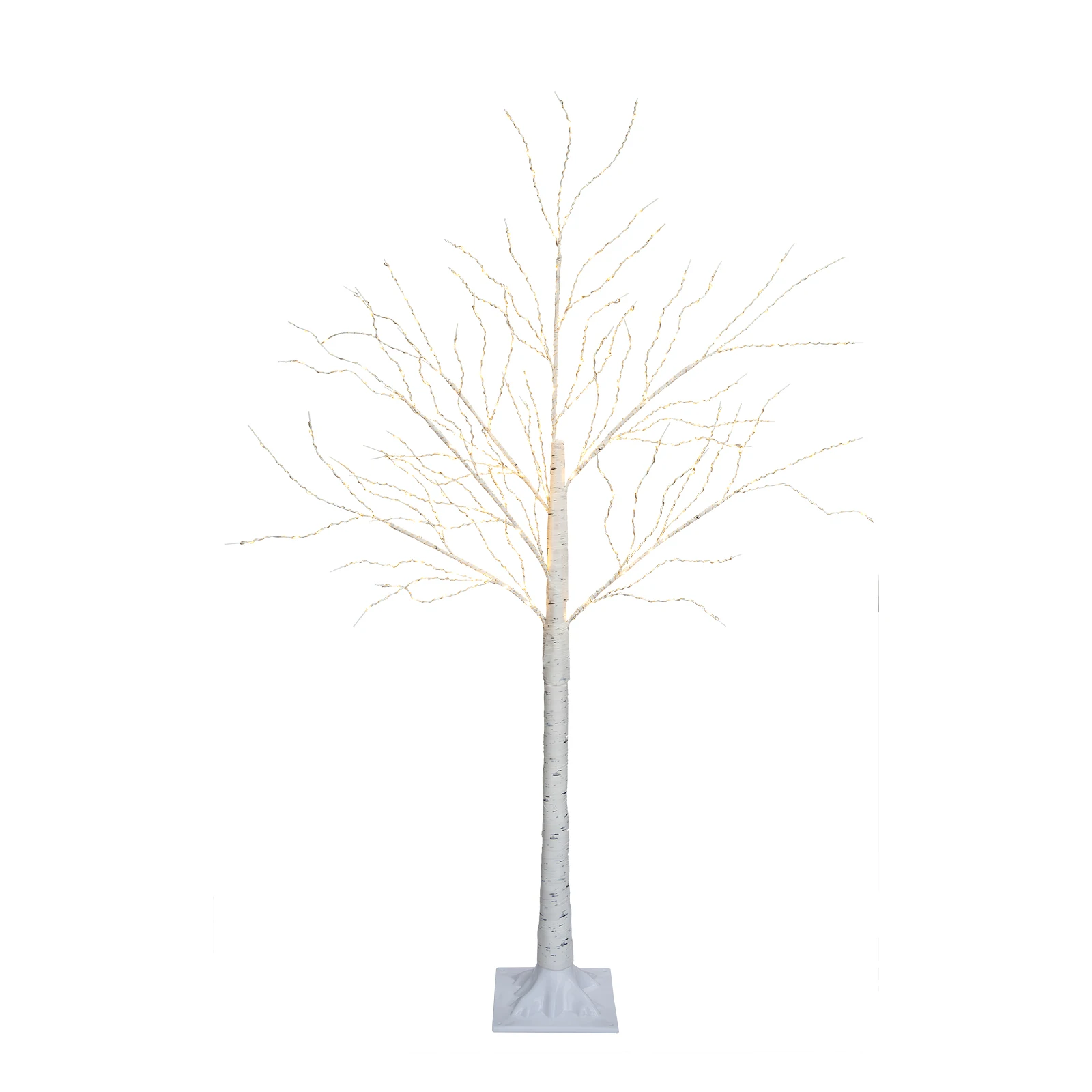 Indoor and outdoor decoration Luminous LED warm white birch decorated artificial night light