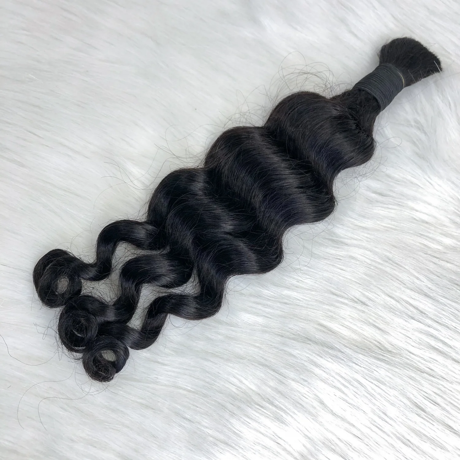 Hot selling High Quality 100% Unprocessed Virgin Loose Wave Bulk Braiding Cabelo Human Hair No Weft For Braiding Hair Extensions