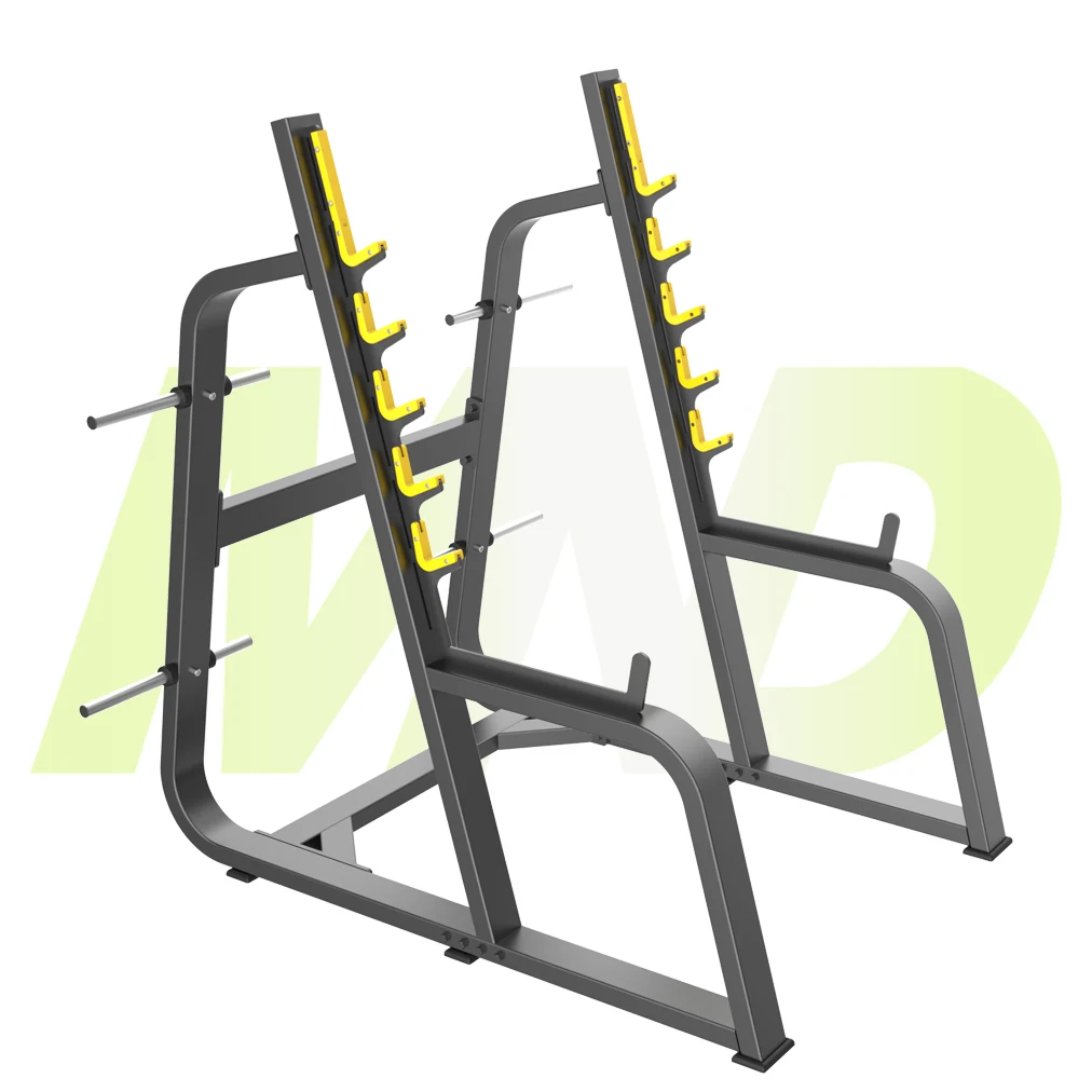 MND Factory 3mm Thickness Tube Commercial Gym Fitness Equipment Smith Machine Gym Squat Power Rack for Sale