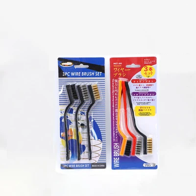 Щетка DLL89 из нейлоновой латуни и нержавеющей стали щетка для царапин маленькая мини-щетка чистки стальной проволоки с пассивной