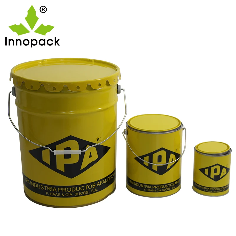 20L metal bucket paint tin pail with lid UN approved