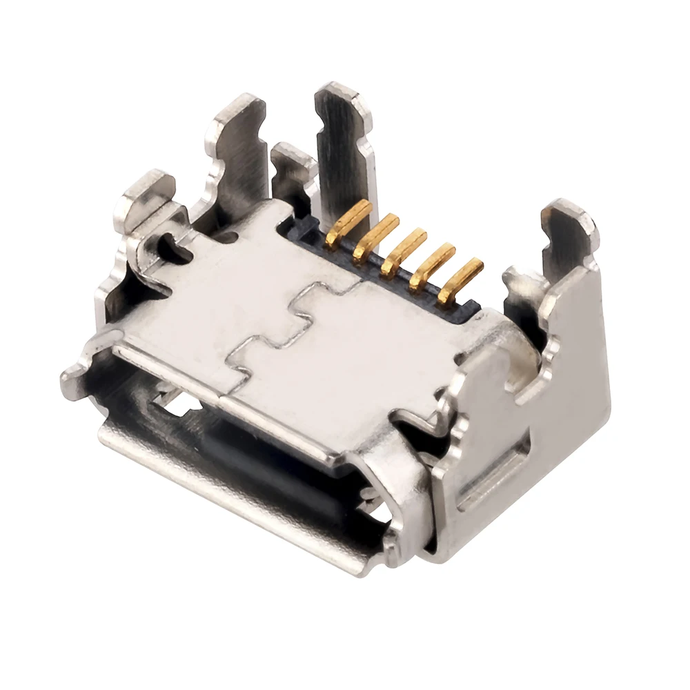 MUP Manufacturer 5PIN Micro USB Connector Female DIP Type for Automotive Health Care Devices