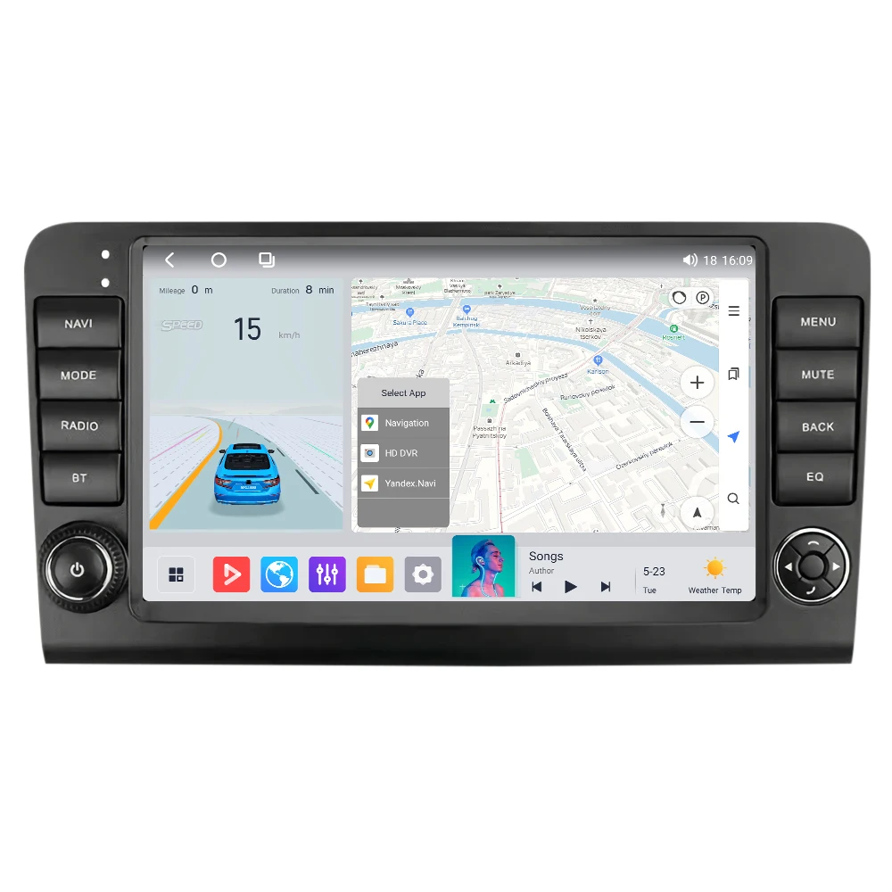 MEKEDE MS Автомобильный gps-навигатор автомобильный оригинальный стиль автомобиля для Benz M-Class W164 GL-Class X164 мл GL охлаждающий вентилятор