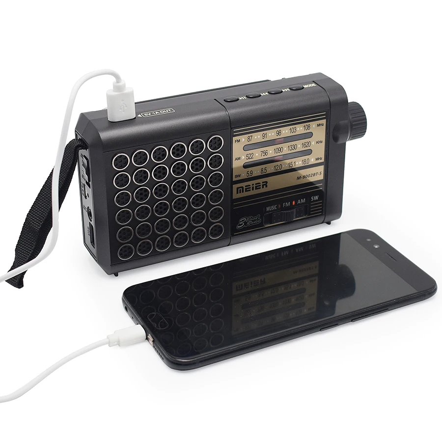 Отличное качество звука USB/ TF MP3 плеер и FM/AM/SW 3 полосы солнечных домашних радио