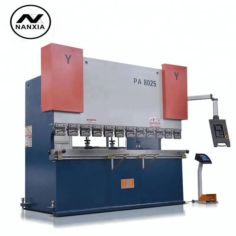 100T Sheet metal bending machines,3200 mm CNC sheet Metal press brake with E21