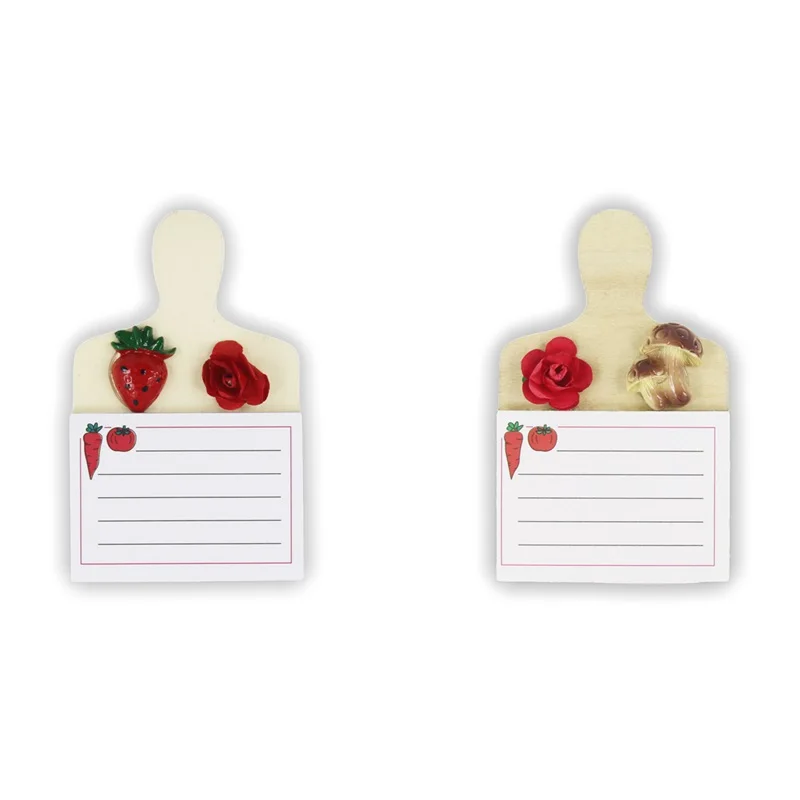 Горячая Распродажа, оптовая продажа, OEM бумажный 3D магнит на холодильник, магнитный блокнот на заказ для холодильника