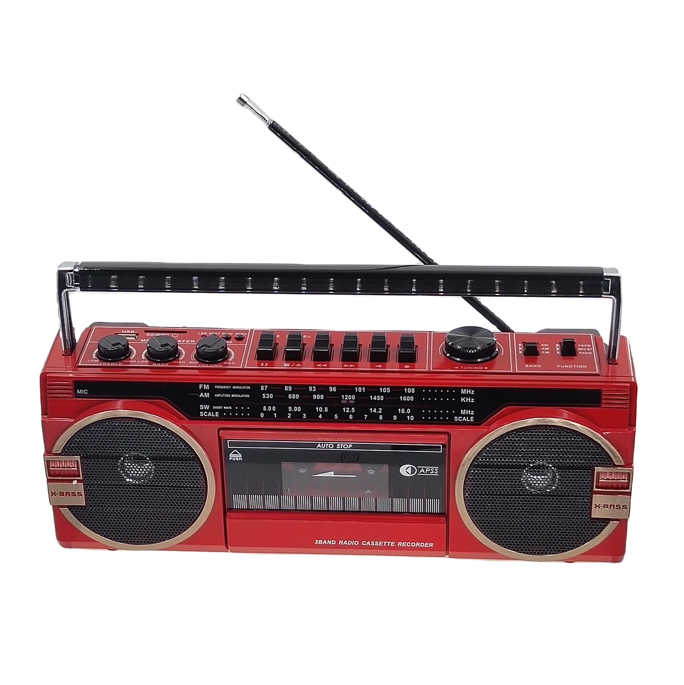 cmik mk-133 oem new arrival vintage vinyl record player doble cd player with  USB and SD cards cassette recorder