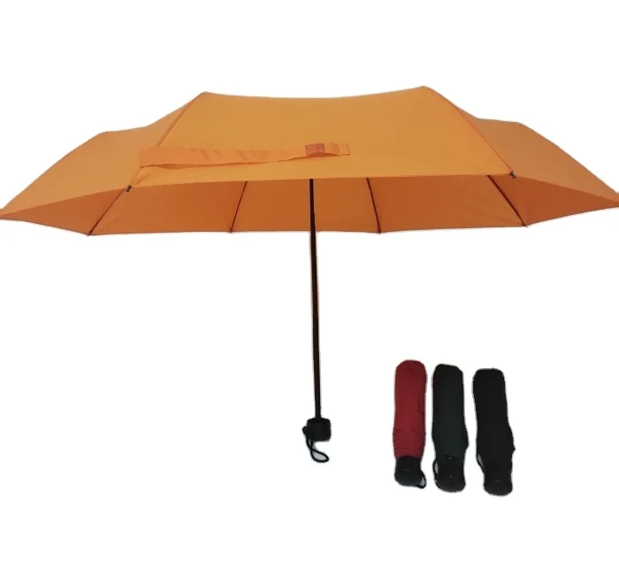 Manual Open Mini Windproof Folding Portable Tiny Umbrella Lady Outdoor Folding Umbrella
