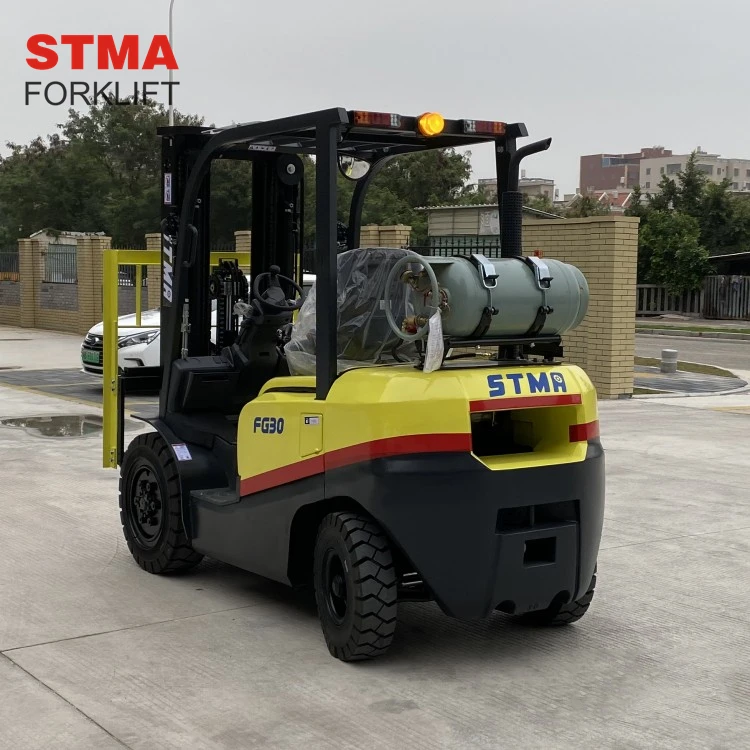 STMA TCM technology 3.5ton 8000lbs lpg powerful forklift EPA engine with shimadzu pump and valve