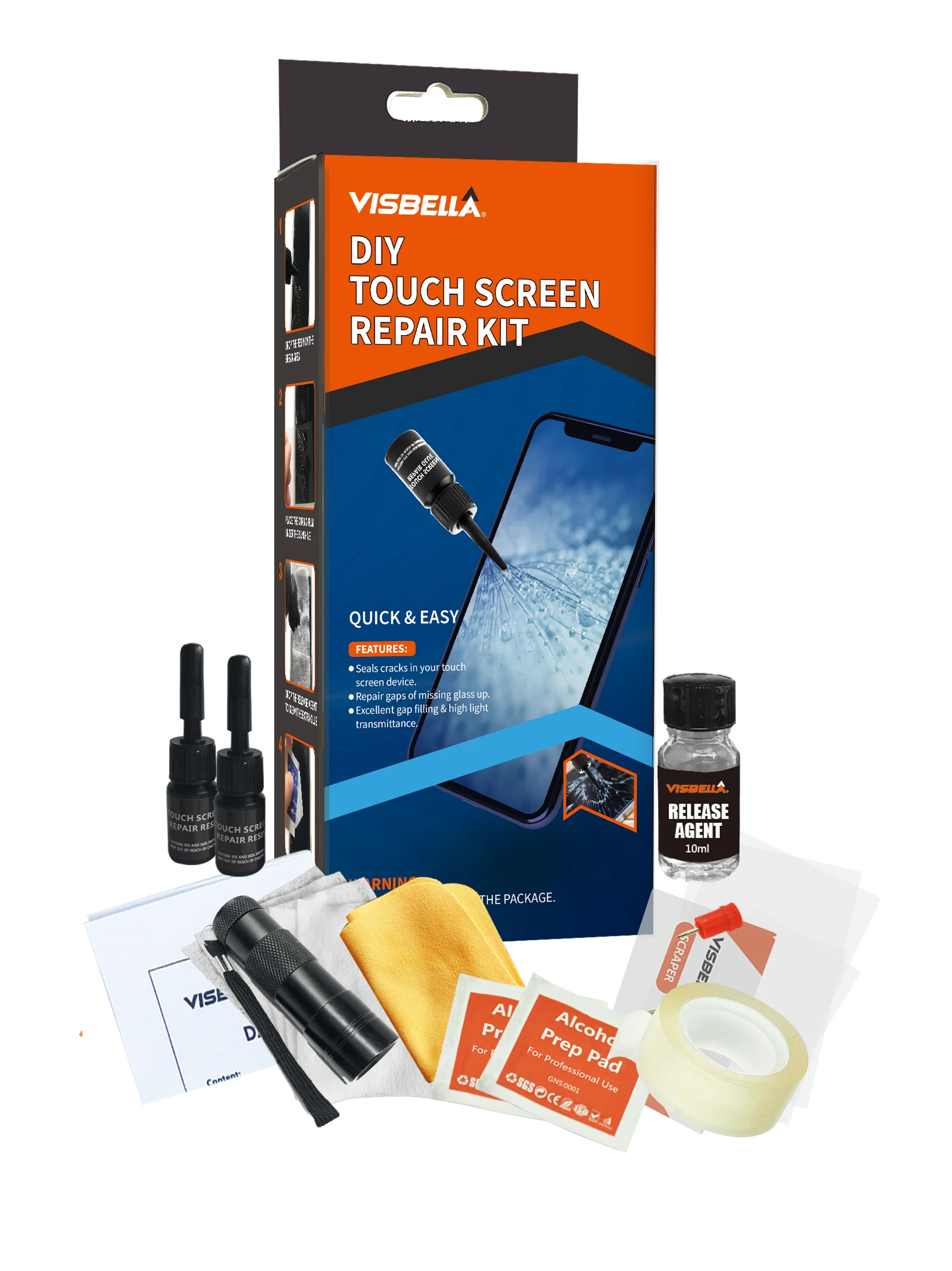 Visbella Wholesale Phone Touch Screen Repair Kit for Cell Phone LCD Screen