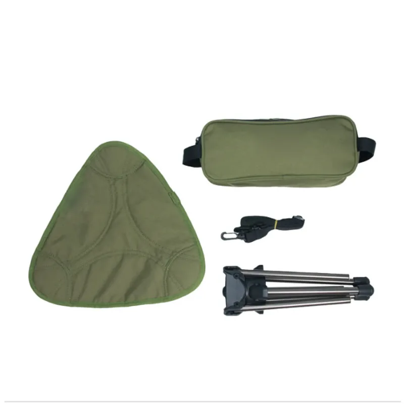 Super mini folding stool hiking fishing bbq portable lightweight outdoor stool tripod 7075 aluminium alloy high quality stool