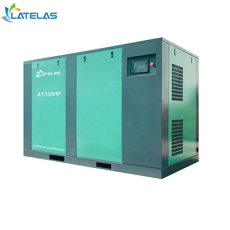 Fast delivery 75HP 120HP 150HP oil free compressor 75KW 100HP oil free screw air blower air compressor