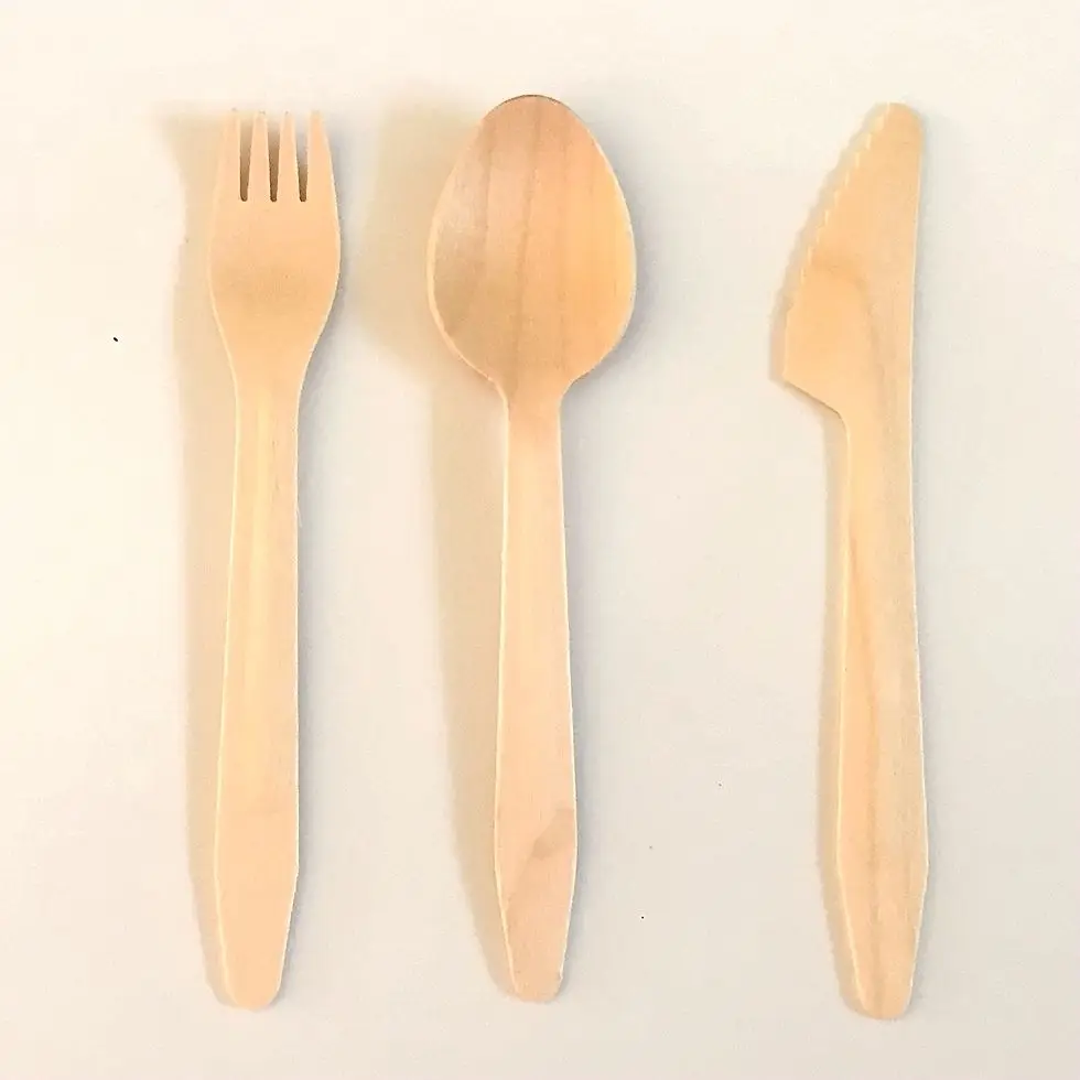 
Good quality disposable tableware biodegradable wooden cutlery wood cutlery eco-friendly 