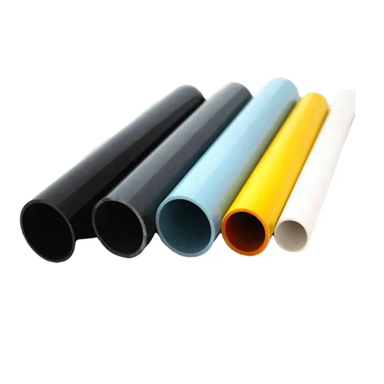 Customize colored plastic pipes 110mm plastic pipe large pvc tube