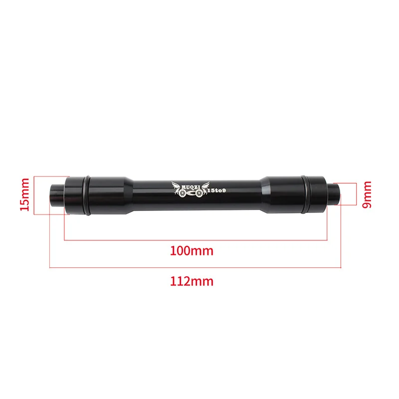 Quick Release Bike Thru Axle 15 Adapter 9MM Wheel Hub Barrel Shift Conversion 100/110mm For Road Bike