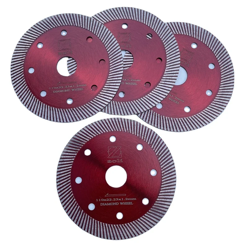 Factory Directly Sell Lowest Price 110mm Round Circular Turbo Band Saw Blade Diamond