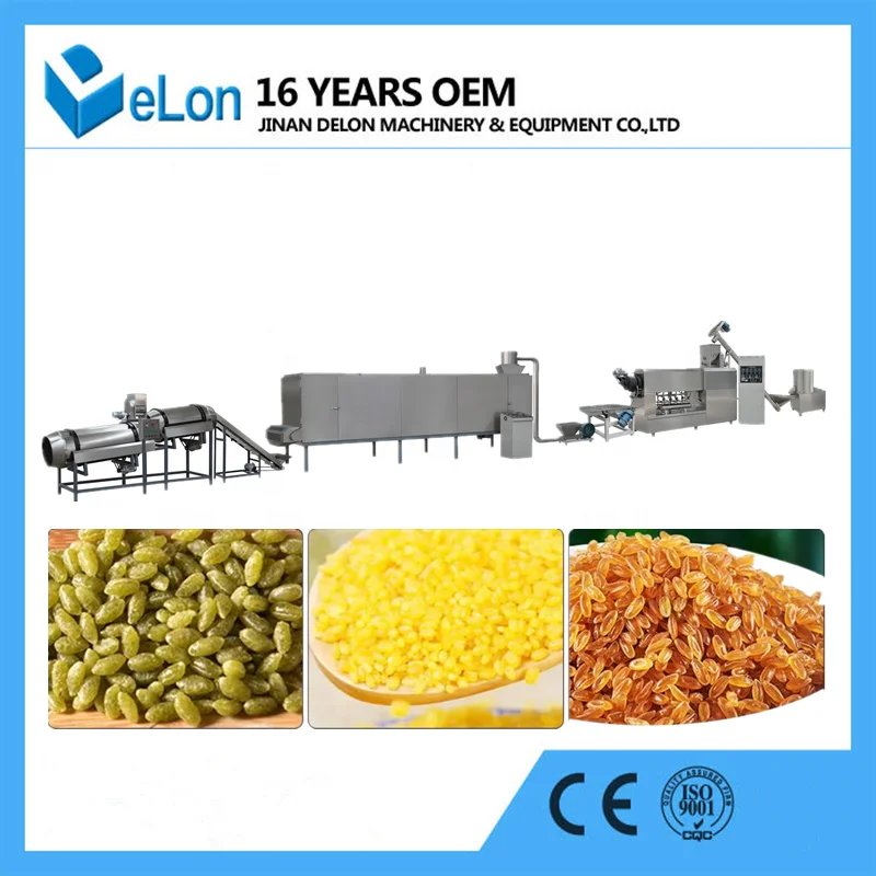 Automatic Fortified Rice Kernel Artificial Rice Extruder Processing Machine