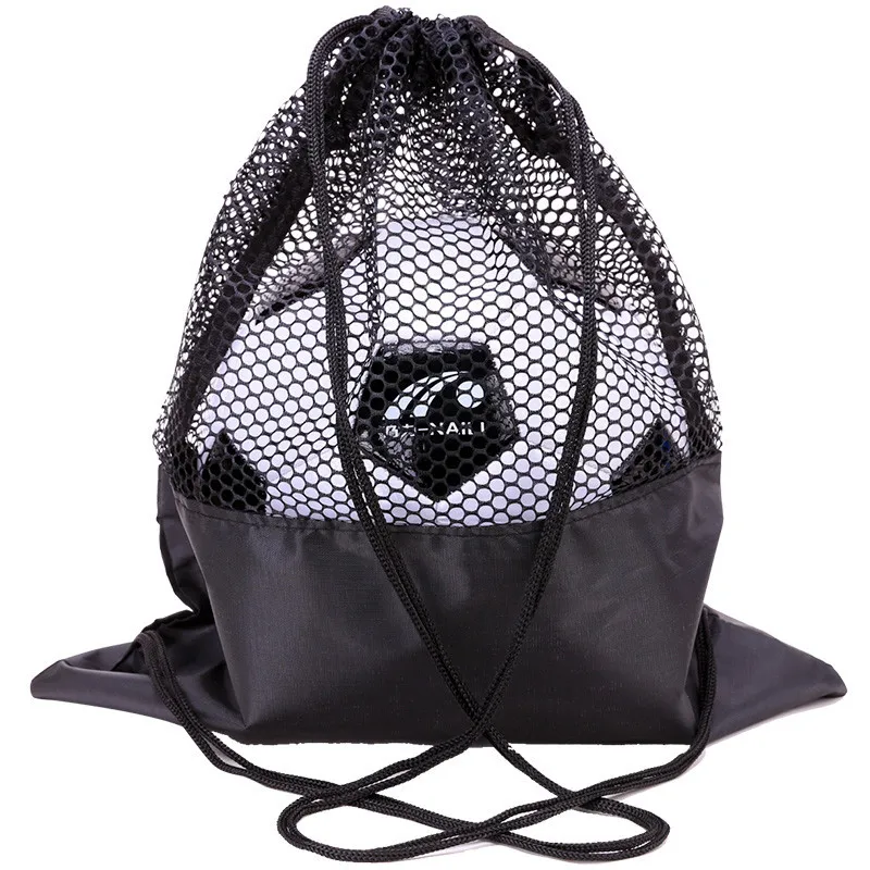 custom drawstring Basketball Ball Bag Mesh Bag for Volleyball Basketball Football Soccer Large Mesh Sports Ball Drawstring Bag