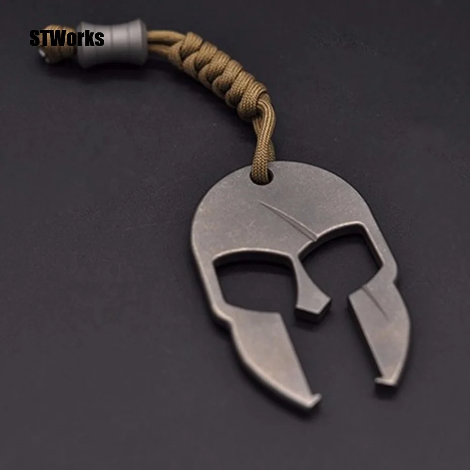 Titanium CrowBar prybar  Edc Tool skull Bottle Opener