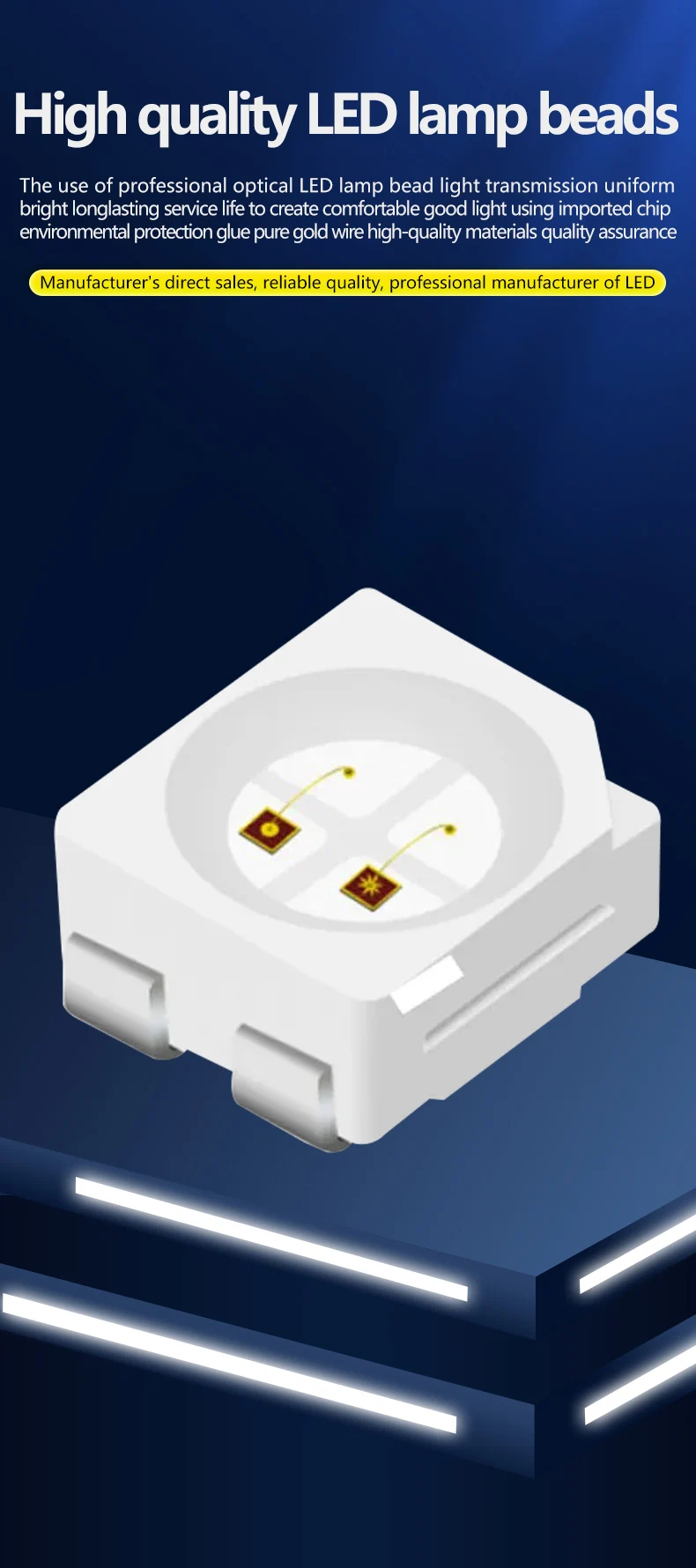 3528 Diode 0.06W Bi-color Red+ Blue,  Red+Green, Red+Yellow, Blue+Green 3527 Bicolor SMD LED Chip