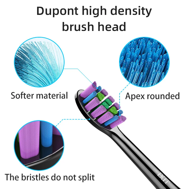 China Manufacturer Ultrasonic Rotating Electric Toothbrush UV Case Soft Bristle Deep Cleaning Wireless Charge Toothbrush