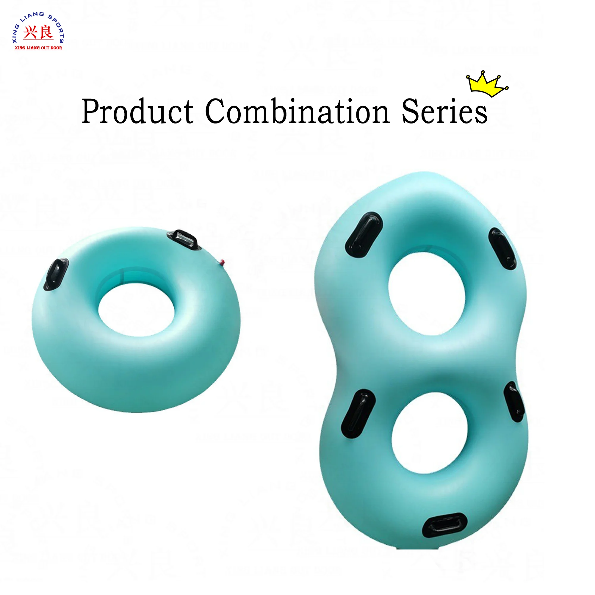 2Person Outdoor heavy duty inflatable river floating tube inflatable PVC floating for  water park