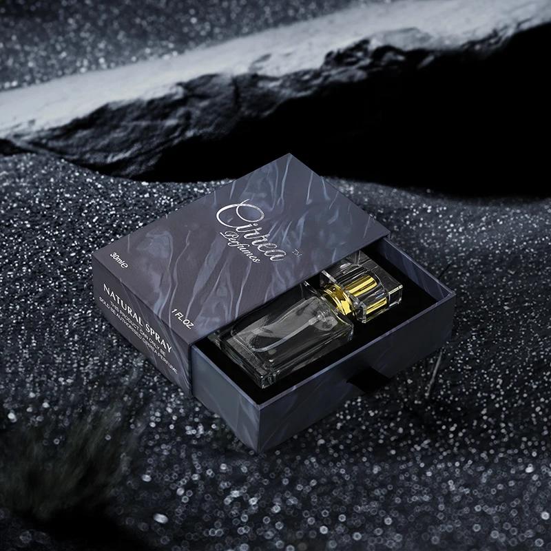 Perfume Cosmetic Packaging Drawer Box Luxury Custom Logo Printed Recycled Hard Cardboard Gift Box With Inserts Matt Lamination