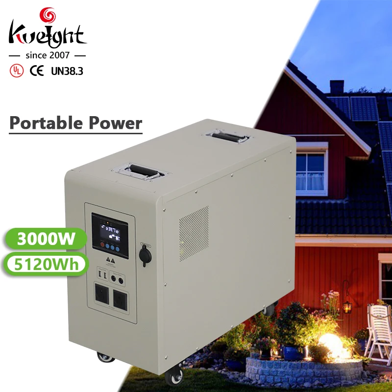 Worldwide 3000W 5000Wh All In One Energy Storage Power Station Entelechy 3Kw 3000W Solar Power System All In One