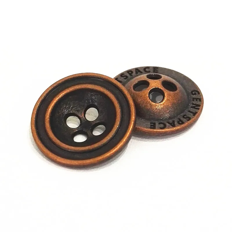New design OEM colorful white blue 2 holes flat plastic sewing buttons for shirts men
