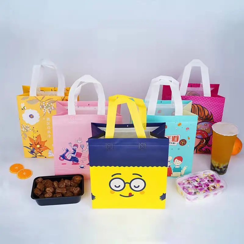 
Custom high quality coffee cup takeaway beverage bag non woven bag reusable Bags Cup Carrier 