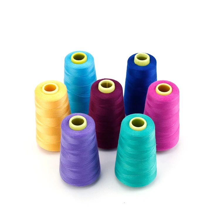 Wholesale factory 40/2 Sewing thread OEM ODM 3000yds 5000yds Spun polyester Sewing thread