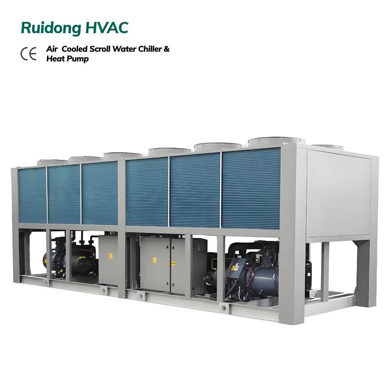 Industrial air cooled chiller conditioning with screw compressor for airports gymnasiums