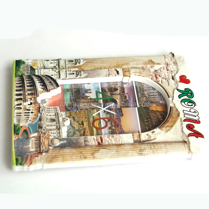 Wholesale custom design city Rome Italy souvenir family  bulk 4x6 picture frames