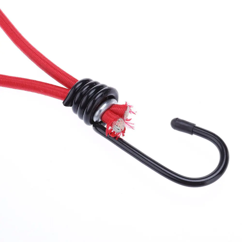 Ropenet  Factory Supply 16CM High Strength Bungee Cord Cables Elastic Rope With Metal Hook For Tent Elastic Rope Bungee Cord