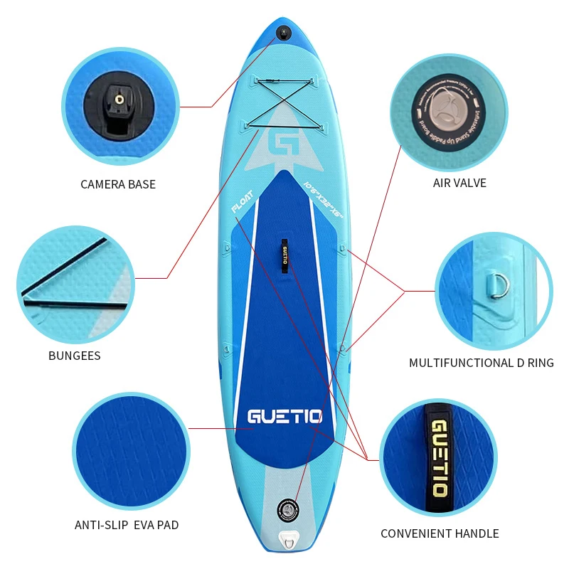 Factory OEM inflatable stand up paddle board softboard surf surfboard manufactures fishing sup