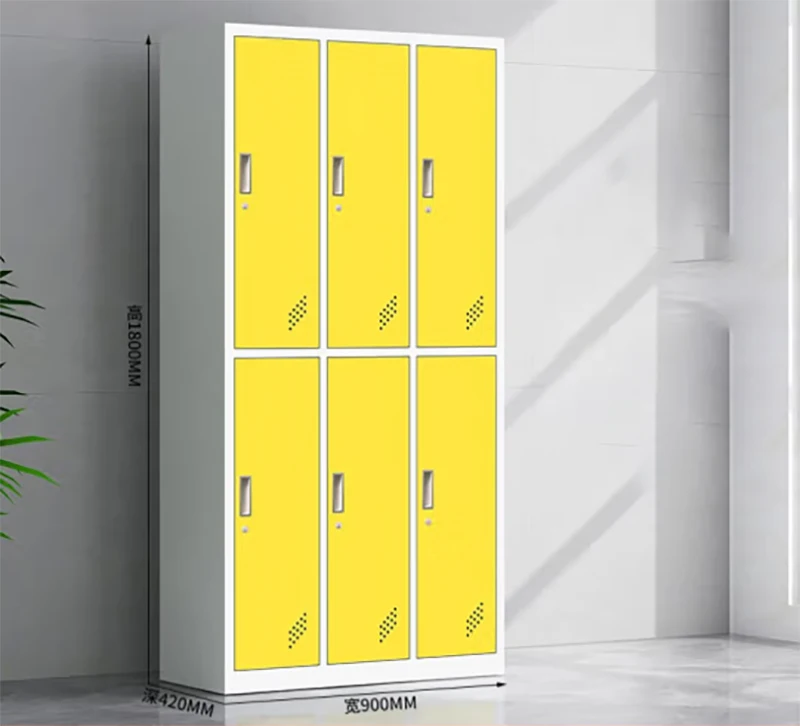Customized Size Storehouse Metal Wardrobe Locker Stainless Steel Cabinet